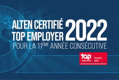 ALTEN certifié Top employer France pour la 11e année consécutive