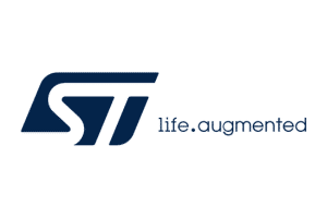 Logo de STMicroelectronics, partenaire d'ALTEN