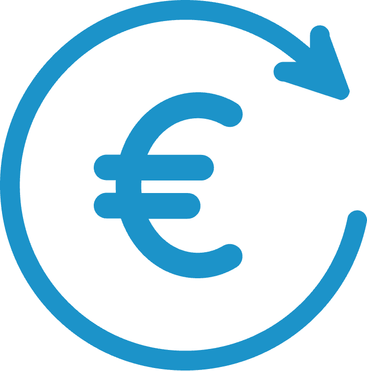ALTEN - Landing Zone : pictogramme du sigle euro représentant la réduction des coûts