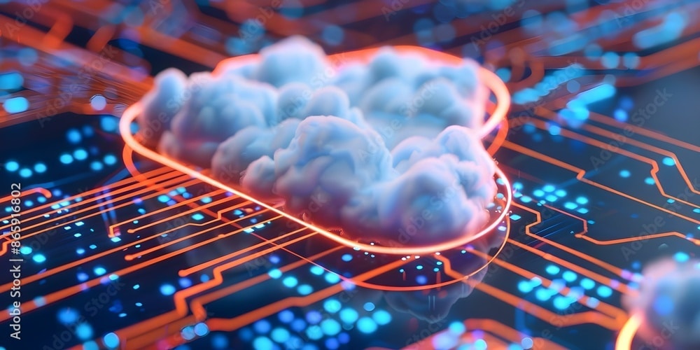 ALTEN - Landing Zone Cloud : Environnement Cloud moderne, sécurisé et évolutif pour une migration réussie. Visualisation d'une infrastructure Cloud intégrée et connectée, garantissant la performance et la résilience des systèmes d'information