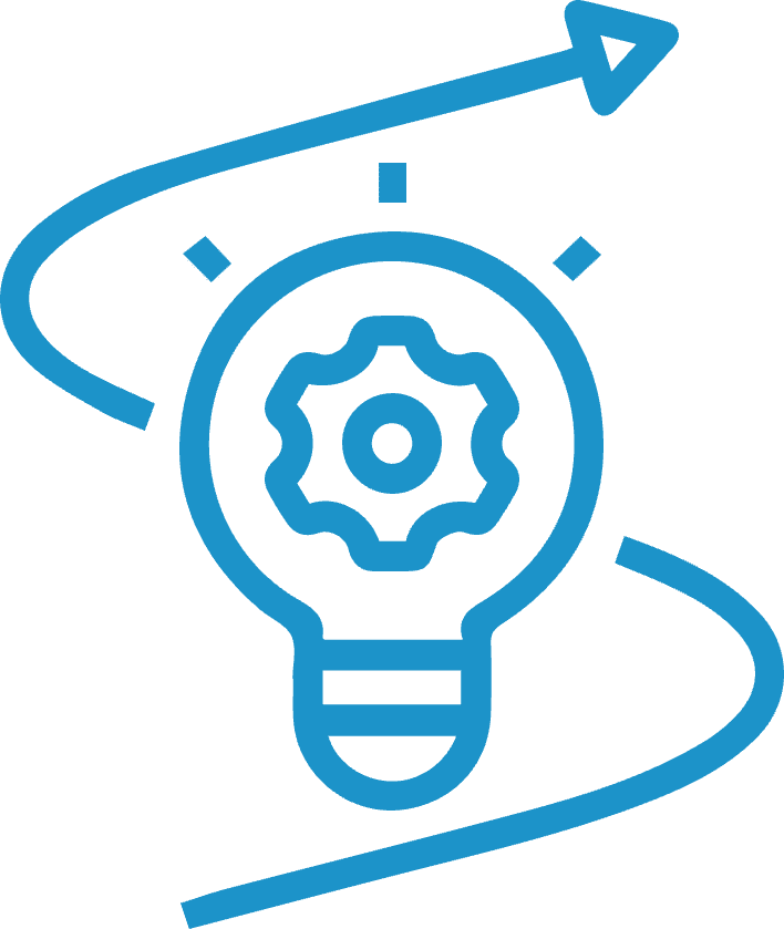 ALTEN - Modernisation et Excellence IT : Pictogramme d'une ampoule représentant l'innovation