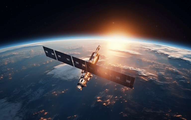 Design of an automated factory to support satellite deployment
