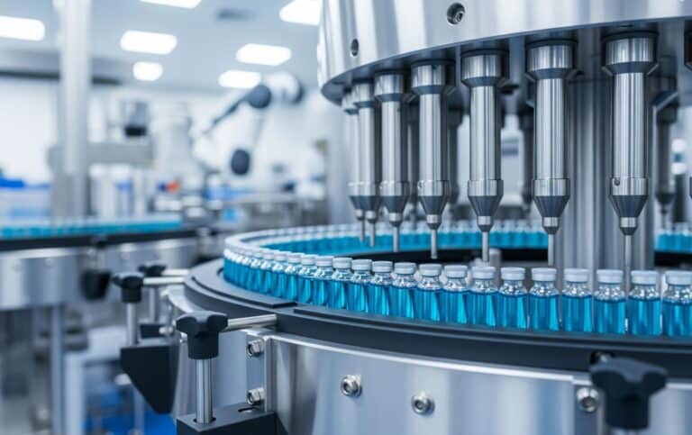 Automation of a production facility for a pharmaceutical company